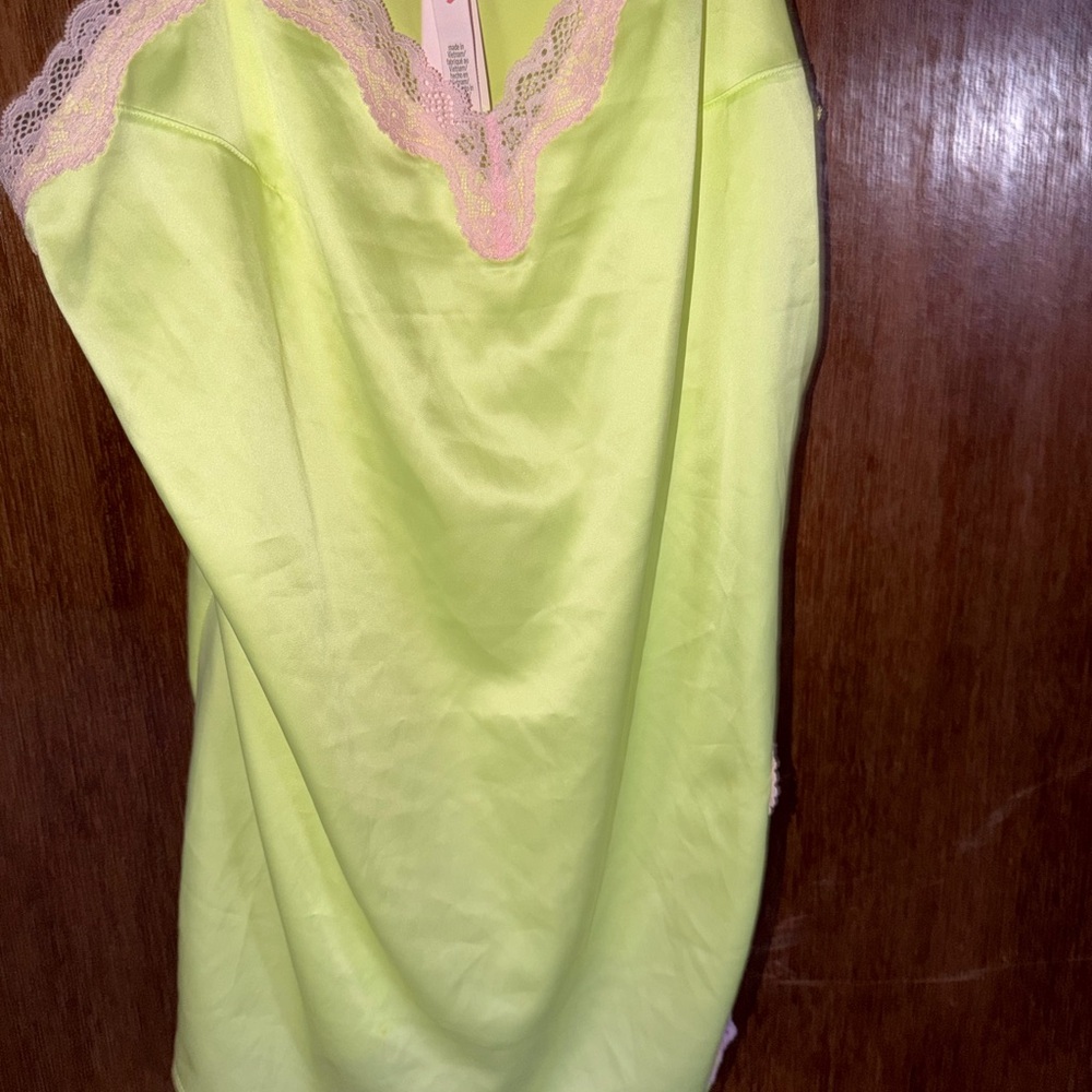 NWT Victorias Secret Tease Citron Glow Slip Dress - Picture 4 of 8